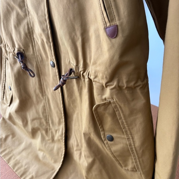 FatFace Women's Mustard Waterproof Long Jacket - Picture 9 of 15